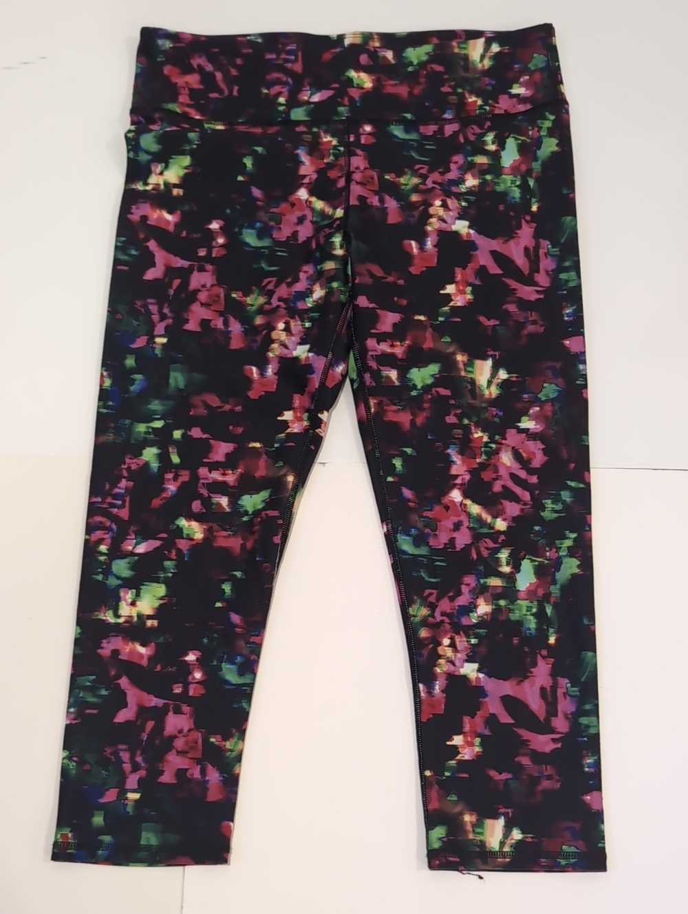 Fableticd Salar Capri Leggings Abstract Multi Colour Print Medium